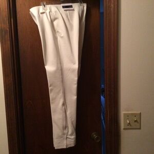 NWT Rafaela slim leg pants off white